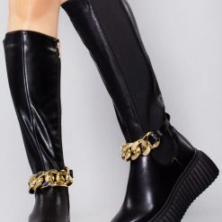 Azalea Wang Gimme More Platform Boots