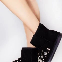 Azalea Wang Bring The Bling Faux Fur Boots