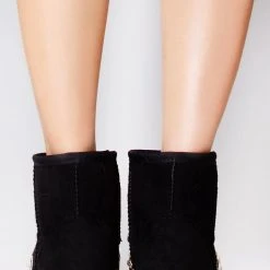 Azalea Wang Bring The Bling Faux Fur Boots