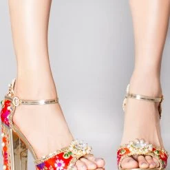 Azalea Wang Bow Down Platform Heels