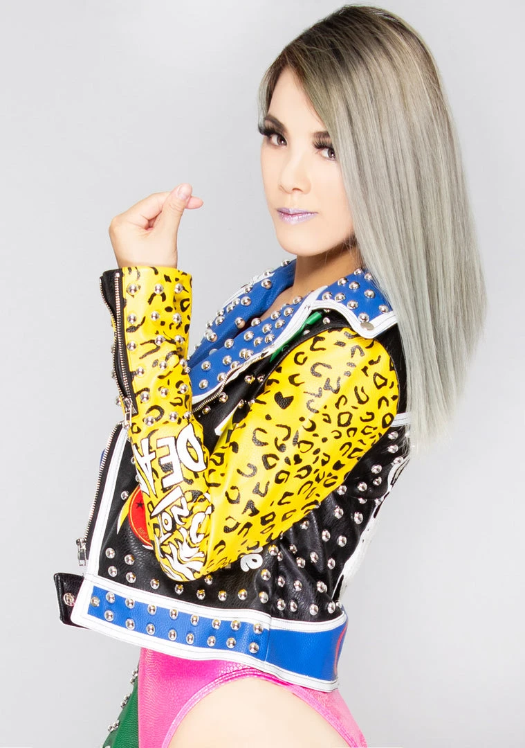 Azalea Wang Crybaby Moto Jacket World Tour