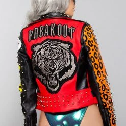 Azalea Wang Freak Out Moto Jacket