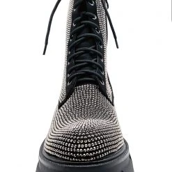 Azalea Wang Black Ice Platform Boots