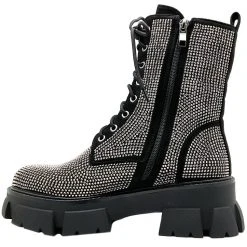 Azalea Wang Black Ice Platform Boots