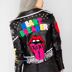 Azalea Wang Heartbreaker Moto Jacket World Tour