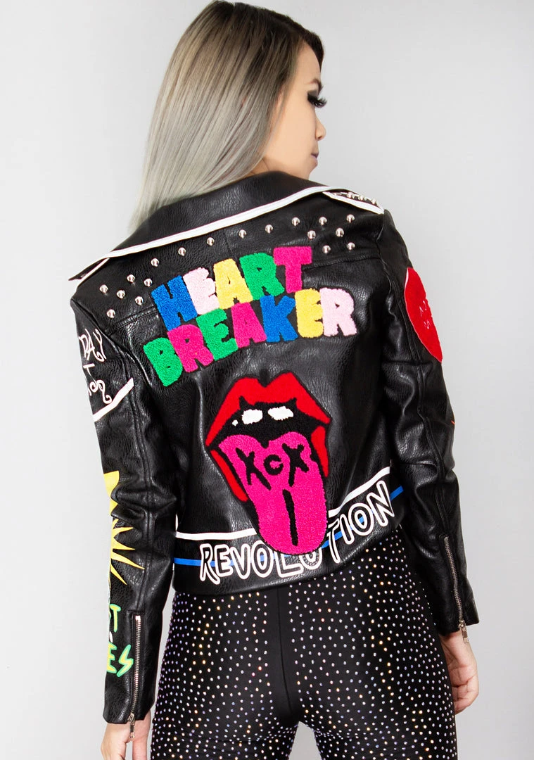 Azalea Wang Heartbreaker Moto Jacket World Tour