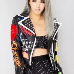 Azalea Wang Heartbreaker Moto Jacket World Tour