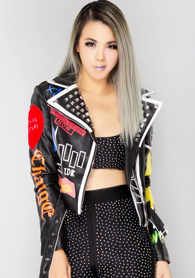 Azalea Wang Heartbreaker Moto Jacket World Tour