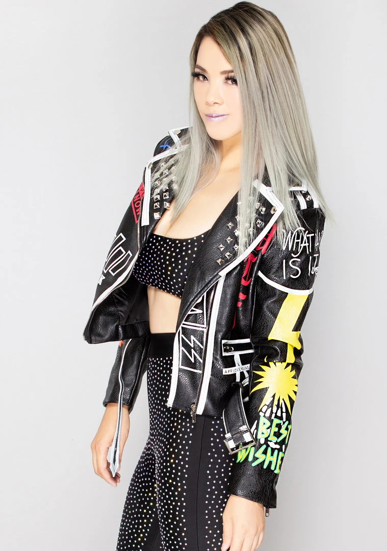 Azalea Wang Heartbreaker Moto Jacket World Tour