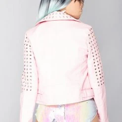 Azalea Wang Kiss Me More Moto Jacket Mad World
