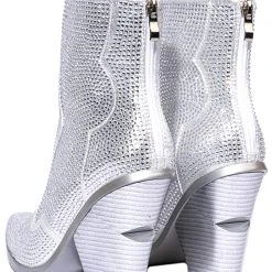 Azalea Wang Stars Collide Rhinestone Ankle Boots