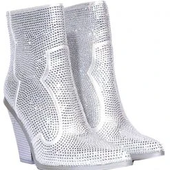 Azalea Wang Stars Collide Rhinestone Ankle Boots