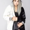 Azalea Wang World Tour Two Faced Oversized Varsity Jacket