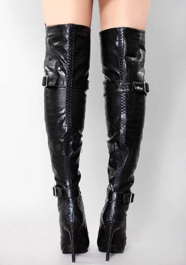 Azalea Wang Viper Strike Over The Knee Boots The Great Fantastic