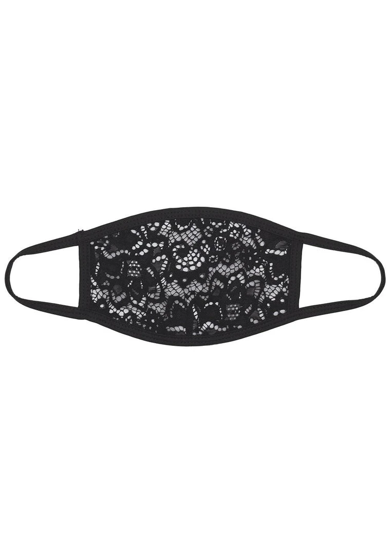 BGlittz Black She-Lace Dust Mask The Great Fantastic