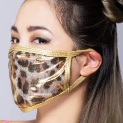 BGlittz The Great Fantastic Golden Cheetah Dust Mask