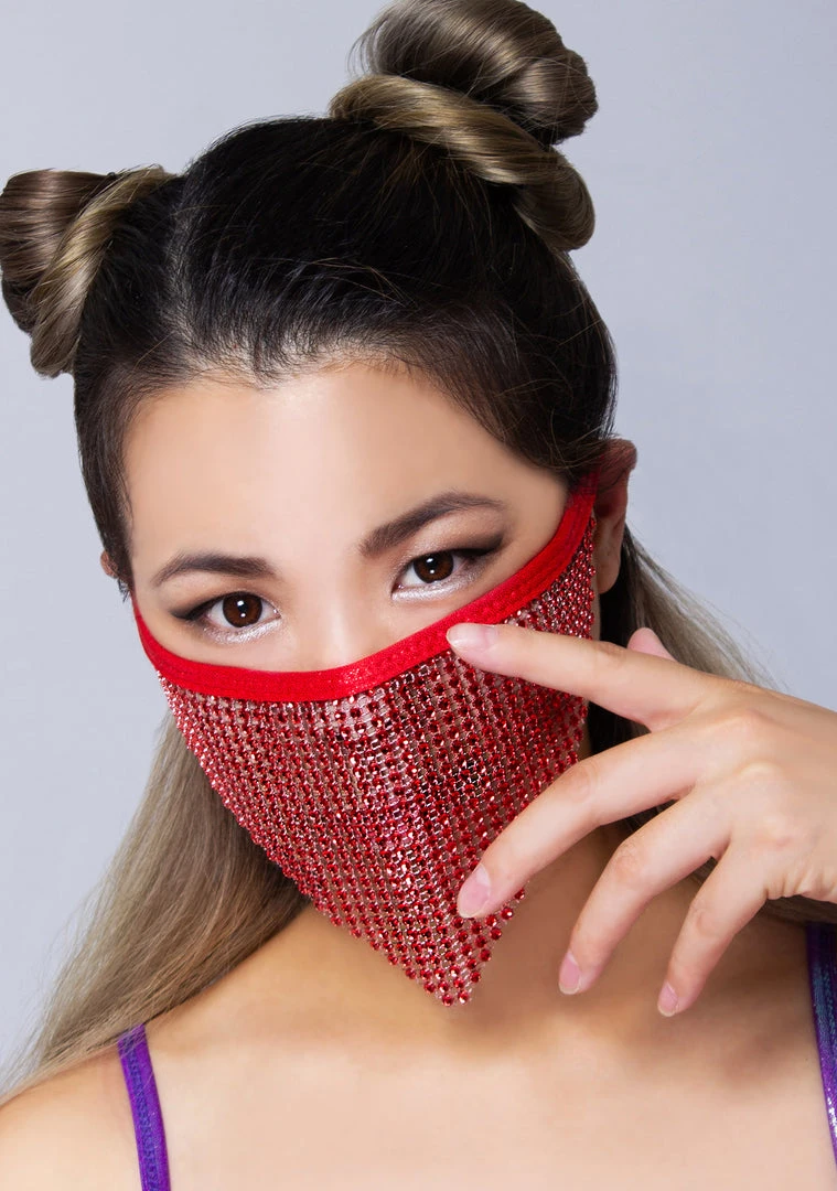 BGlittz Corvette 2.0 Crystal Face Mask World Tour