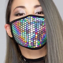 BGlittz Technicolor 2.0 Black Dust Mask The Great Fantastic