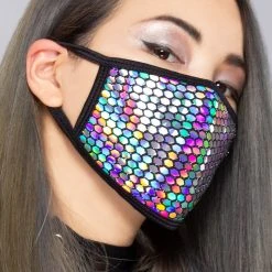 BGlittz Technicolor 2.0 Black Dust Mask The Great Fantastic