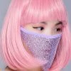 BGlittz Accessories Violet Crystal Face Mask