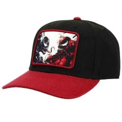 BIOWORLD Accessories X Marvel Venom Vs. Carnage Snapback Raglan Hat