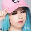 BIOWORLD X Sanrio Kuromi Embroidered Raglan Hat Accessories