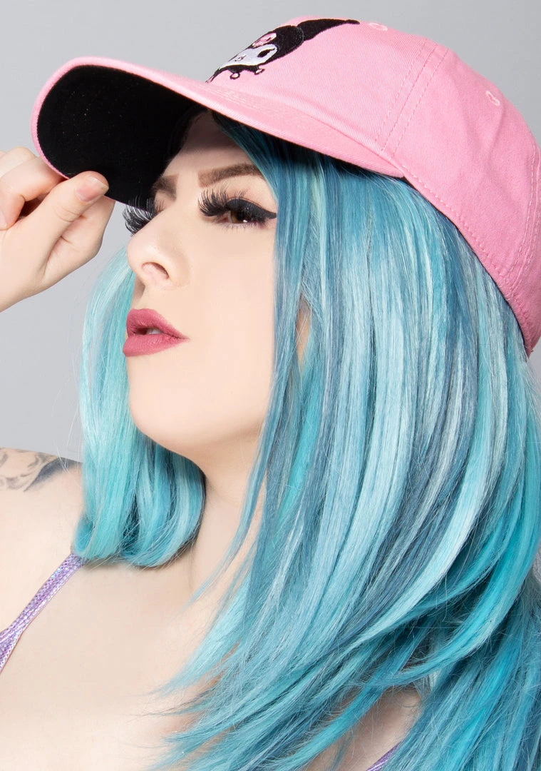 BIOWORLD X Sanrio Kuromi Embroidered Raglan Hat Accessories