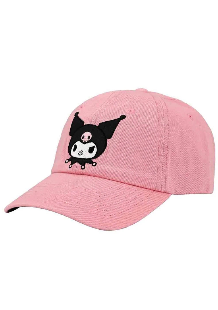 BIOWORLD X Sanrio Kuromi Embroidered Raglan Hat Accessories
