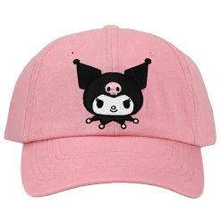 BIOWORLD X Sanrio Kuromi Embroidered Raglan Hat Accessories