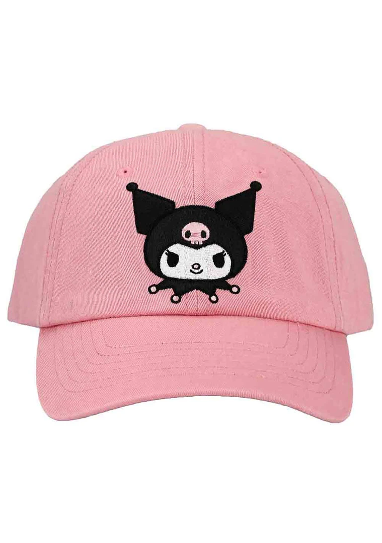 BIOWORLD X Sanrio Kuromi Embroidered Raglan Hat Accessories