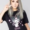 BIOWORLD The Great Fantastic X Sanrio Kuromi Hearts & Skulls T-Shirt