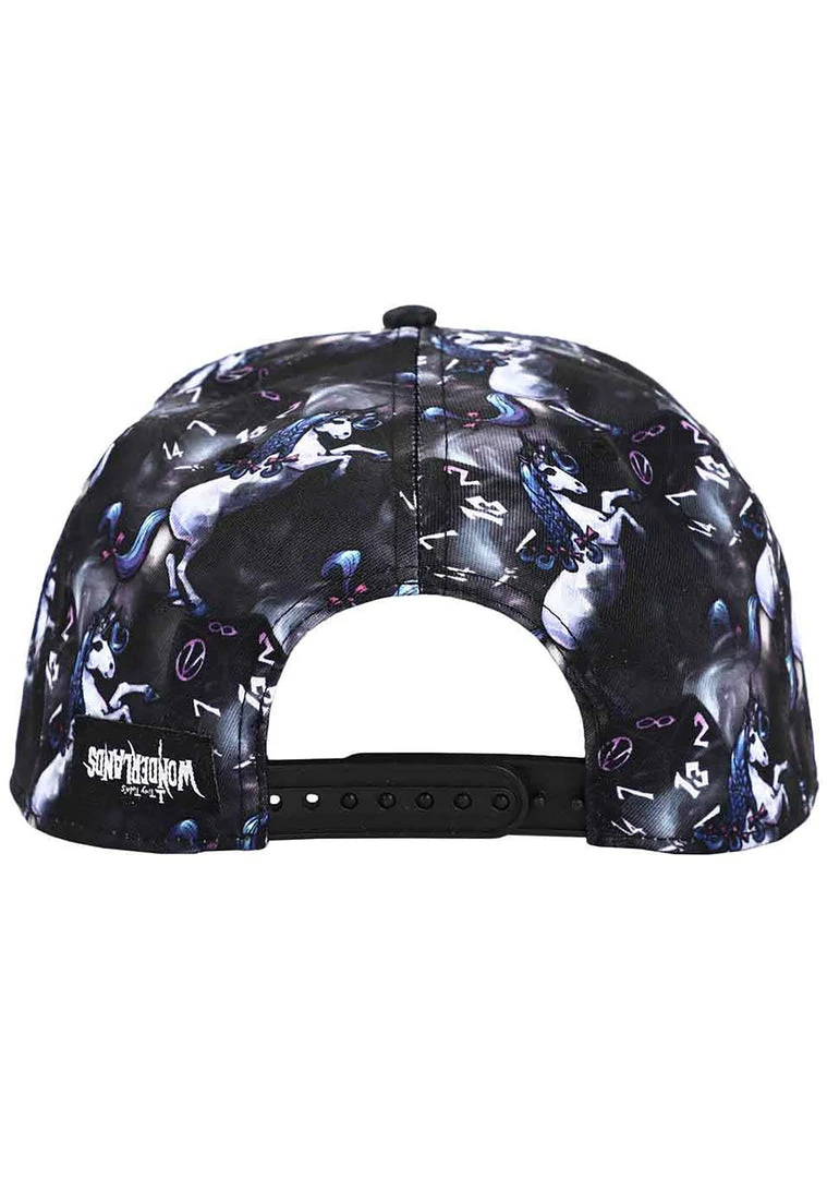 BIOWORLD New X Tiny Tina's Wonderland Queen Butt Stallion AOP Flat Brim Hat