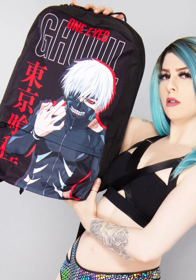 BIOWORLD X Tokyo Ghoul Ken Kaneki Backpack Bags