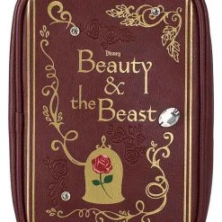 BIOWORLD Bags X Disney Beauty & The Beast Storybook Cosmetic Bag