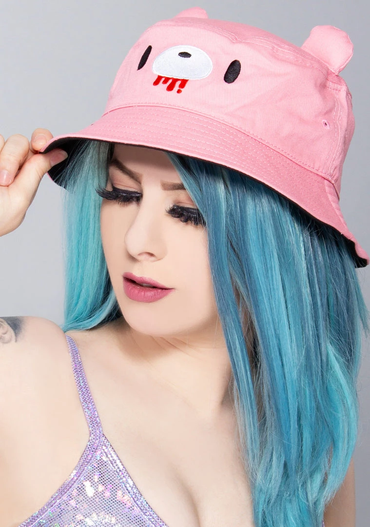 BIOWORLD X Gloomy Bear 3D Ears Bucket Hat