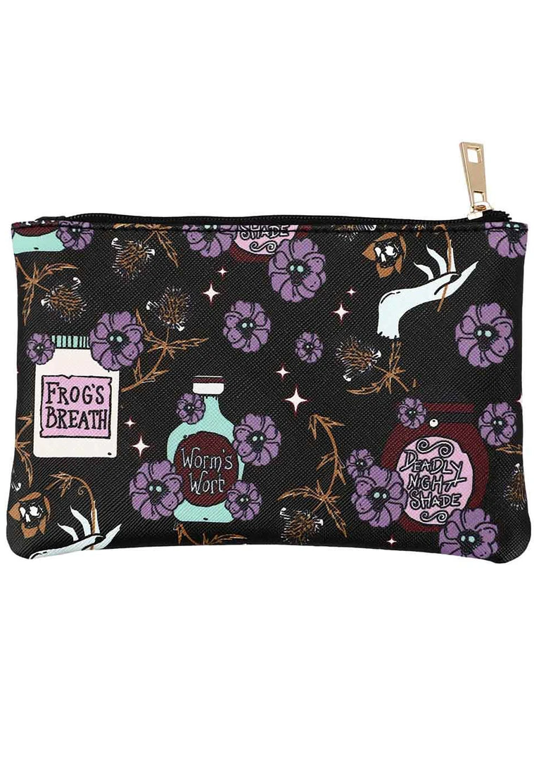 BIOWORLD Bags X Disney Nightmare Before Christmas Mystic Opulence 3PC Cosmetic Bag Set