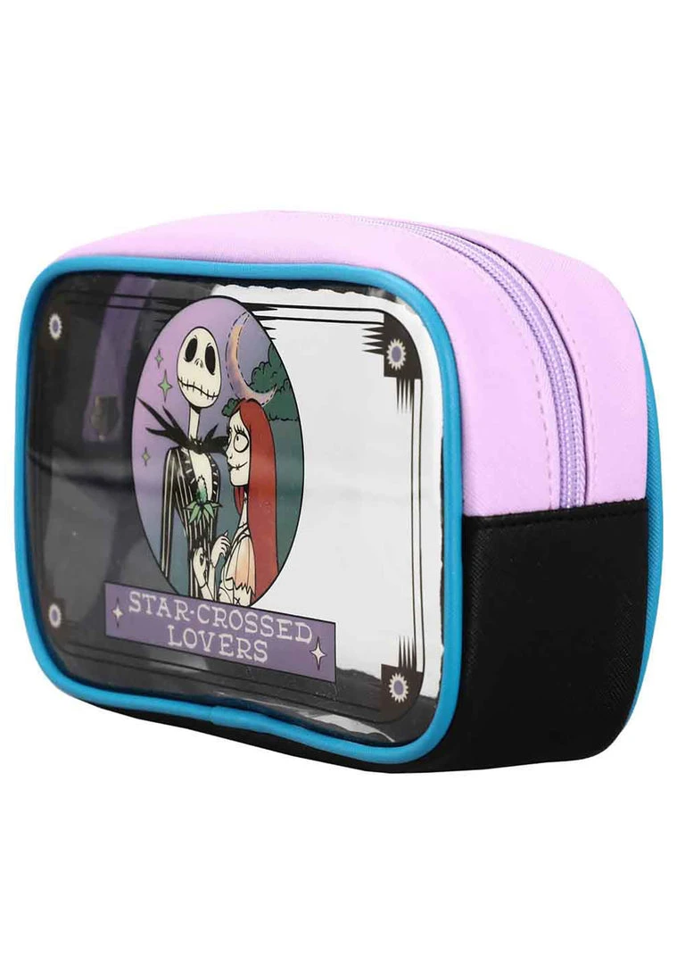 BIOWORLD Bags X Disney Nightmare Before Christmas Mystic Opulence 3PC Cosmetic Bag Set