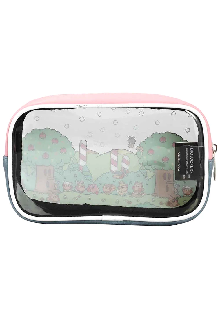 BIOWORLD Bags X Nintendo Kirby Picnic 3 PC Cosmetic Bag Set
