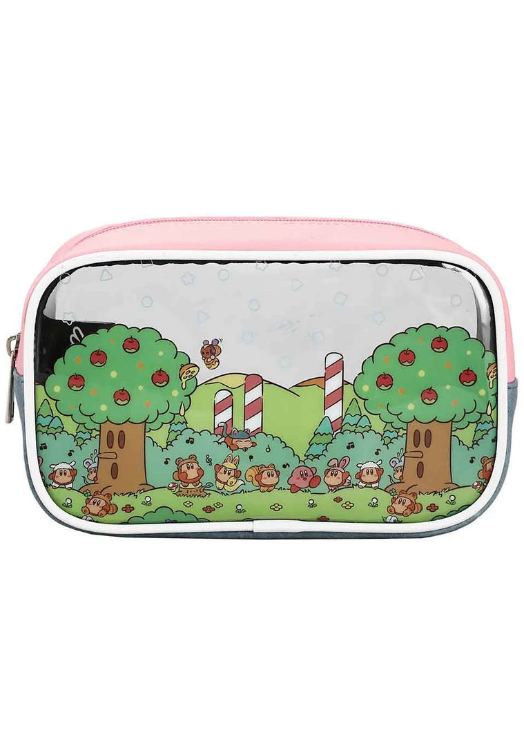BIOWORLD Bags X Nintendo Kirby Picnic 3 PC Cosmetic Bag Set