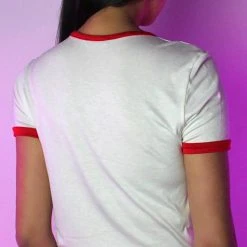 LA Style Rush Be Mine Crop Top T-Shirt Women's Festival