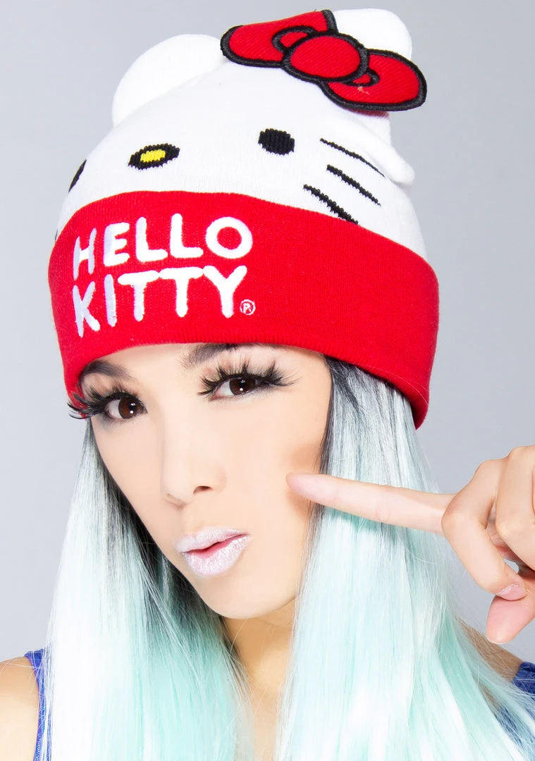 BIOWORLD X Hello Kitty Big Face Beanie