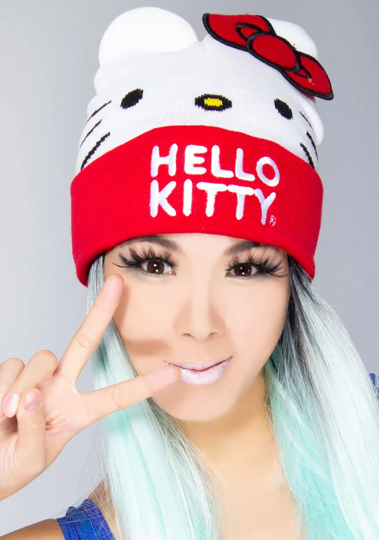 BIOWORLD X Hello Kitty Big Face Beanie