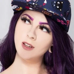 BIOWORLD X Naruto Hello Kitty Limited Edition AOP Snapback Raglan Hat