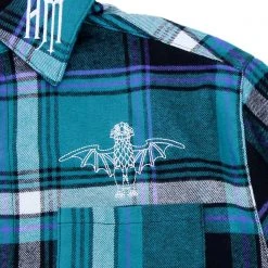 Cakeworthy X Disney Haunted Mansion Foolish Mortals Flannel Shirt