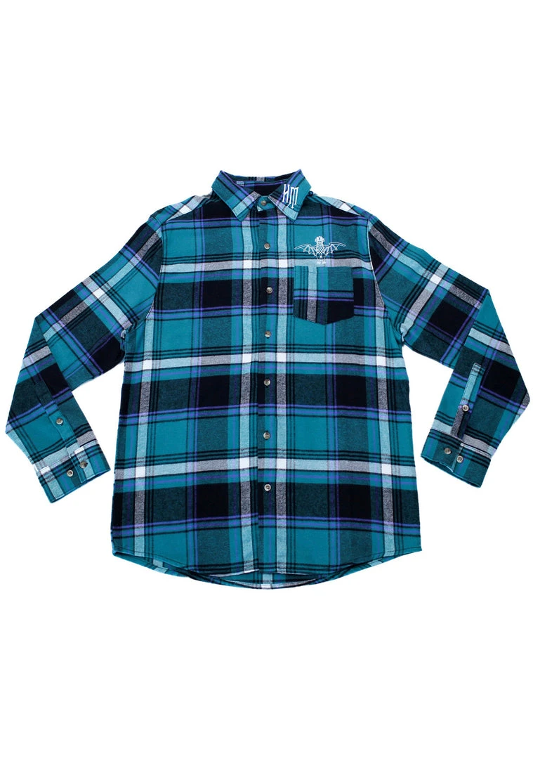 Cakeworthy X Disney Haunted Mansion Foolish Mortals Flannel Shirt