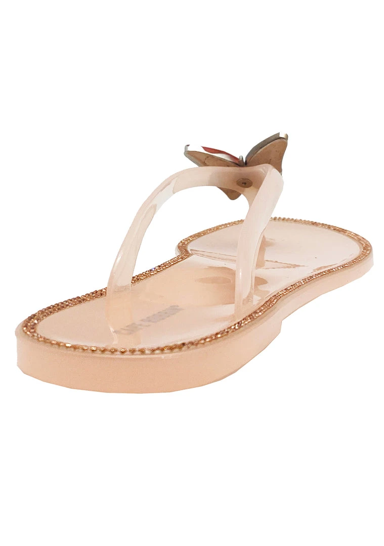 Cape Robbin Blushing Butterfly Jelly Sandals Shoes