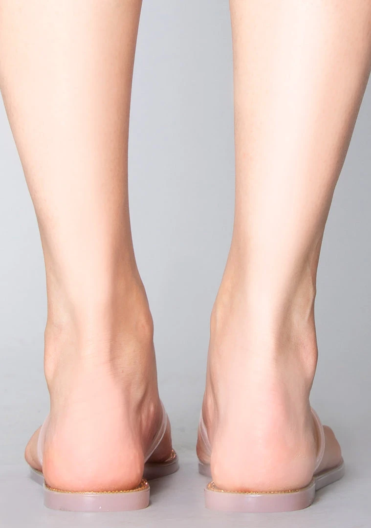 Cape Robbin Blushing Butterfly Jelly Sandals Shoes