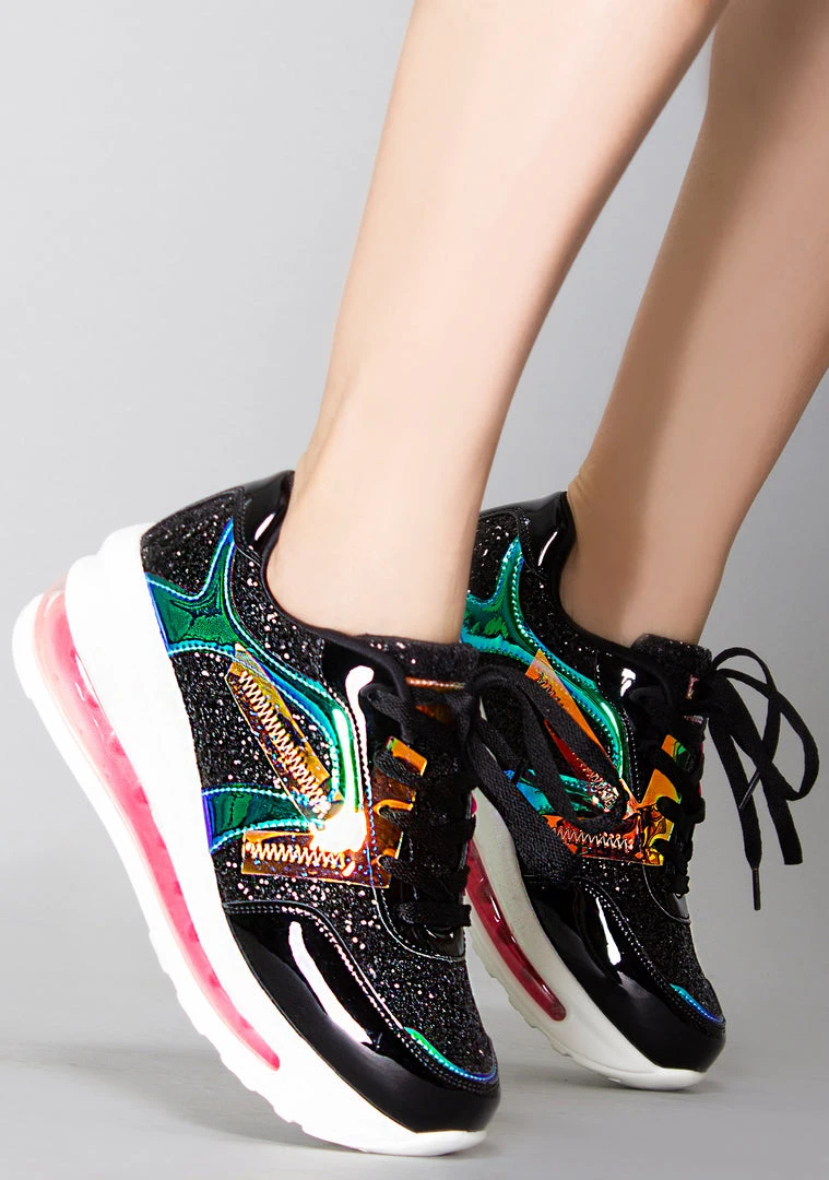 Cape Robbin Ultra Sonic Holographic Sneakers Shoes