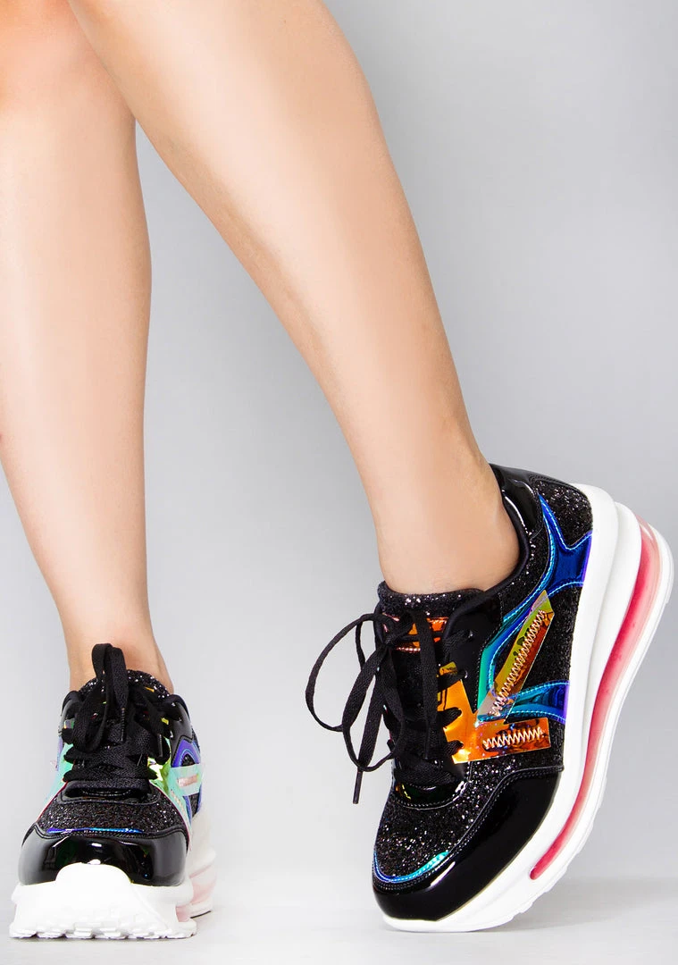 Cape Robbin Ultra Sonic Holographic Sneakers Shoes
