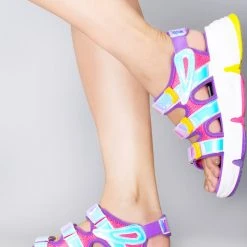 Cape Robbin Video Kid Platform Sandals Shoes